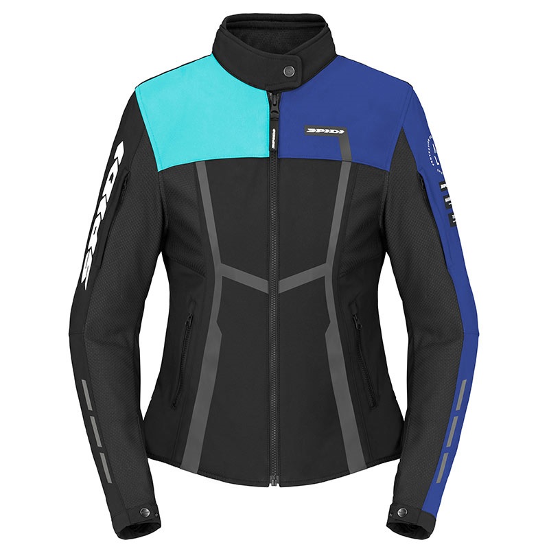 SPIDI GIACCA MOTOJOY LADY NERO-AZZURRO-BLU