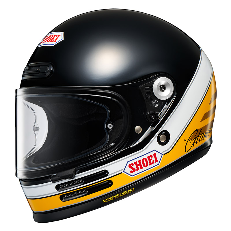 SHOEI CASCO INTEGRALE GLAMSTER 06 ABIDING TC-3 YELLOW GLOSS
