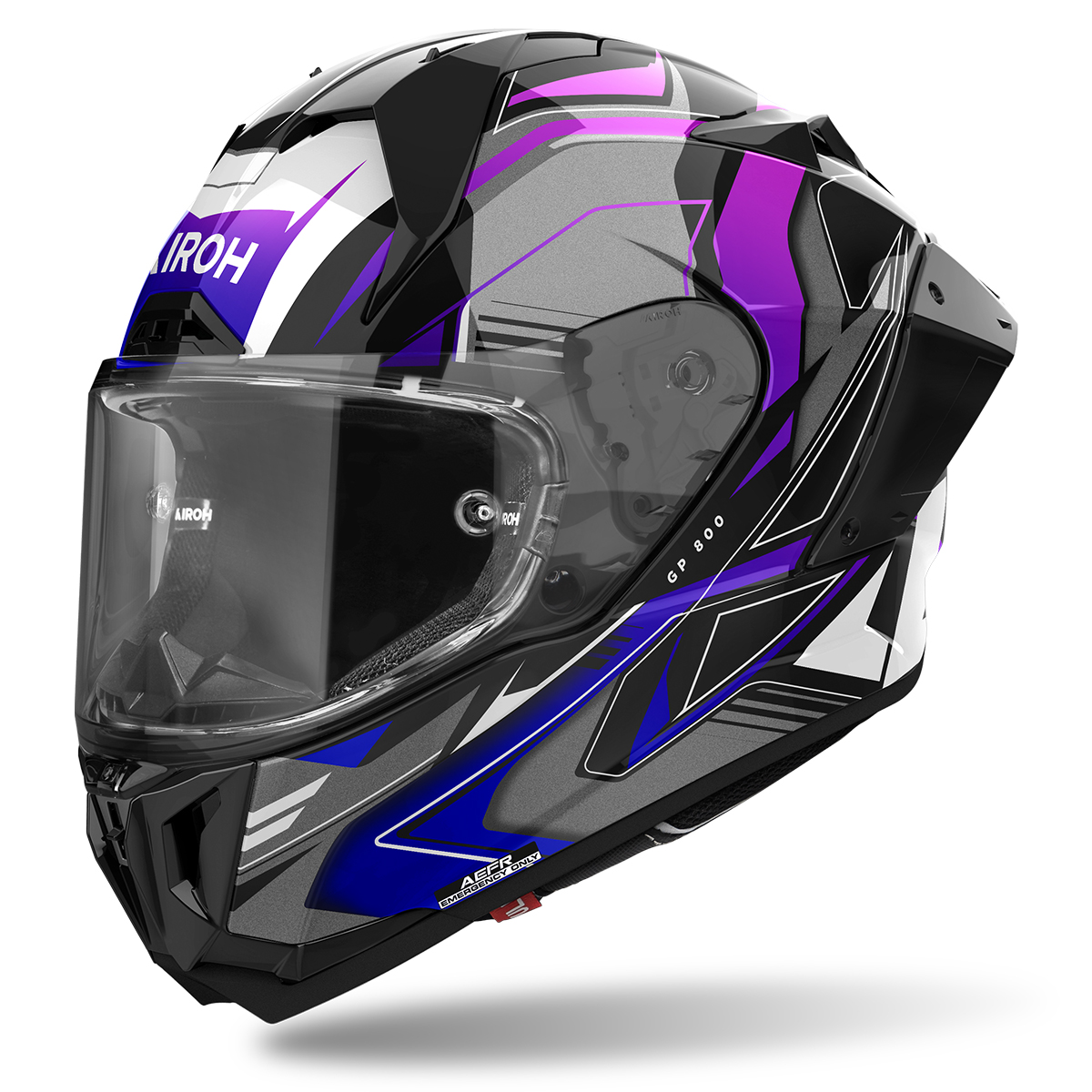 AIROH CASCO GP 800 MUST BLU GLOSS