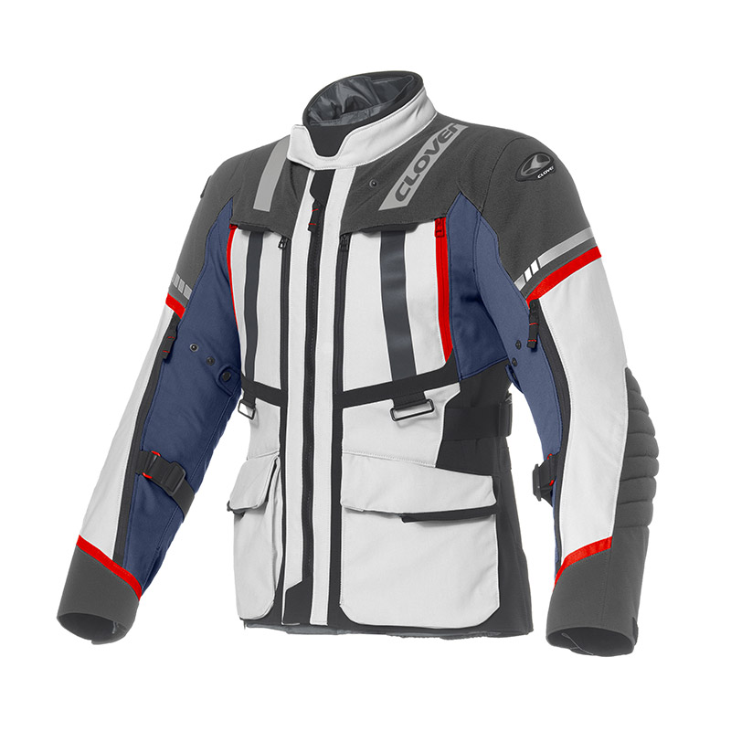 CLOVER GIACCA SAVANA-4 WP NAVY ROSSO