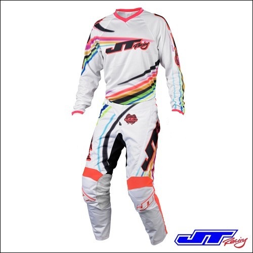 JT Racing USA Youth Flex Flow White