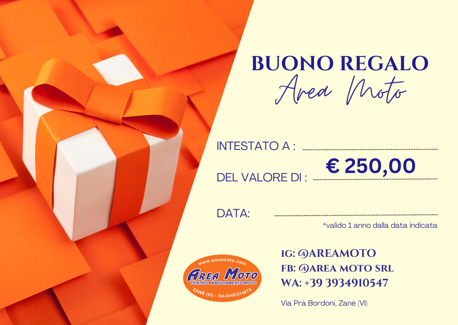 BUONO REGALO €250,00