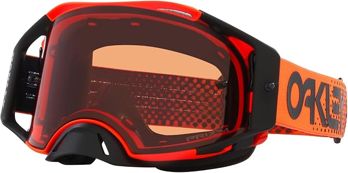 OAKLEY AIRBRAKE MX B1B ORANGE Lens Prizm Bronze