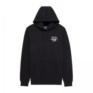 FOX FELPA CON CAPPUCCIO SLOGAN BLACK