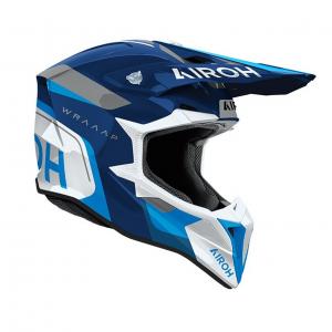 AIROH WRAAAP CONQUER BLU GLOSS