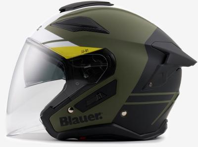 BLAUER CASCO JET JJ-01 MATT GREEN