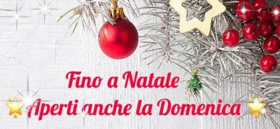 APERTURE STRAORDINARIE PER NATALE