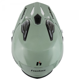 HEBO CASCO TRIAL ZONE 5 MONOCOLORE GREEN
