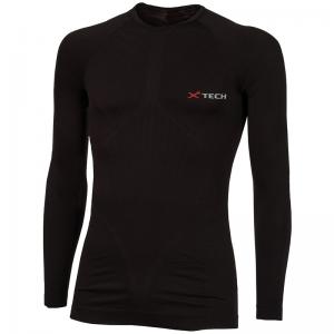 XTECH ENERGY MAGLIA INTIMO MANICHE LUNGHE, NERO