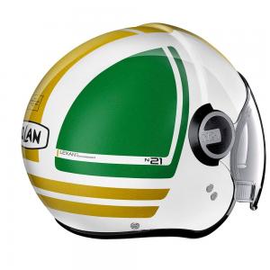 NOLAN N21 VISOR FLYBRIDGE METAL WHITE ITALY