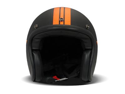 DMD CASCO JET VINTAGE STAR ORANGE