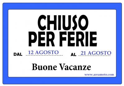 Chiusura Estiva
