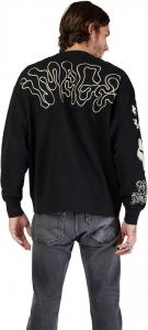 FOX FELPA GIROCOLLO HELLO FUTURE BLACK