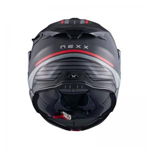 NEXX CASCO MODULARE X.LIFETOUR GLOBE BLACK RED MATT