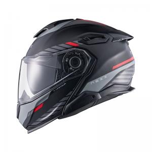 NEXX CASCO MODULARE X.LIFETOUR GLOBE BLACK RED MATT