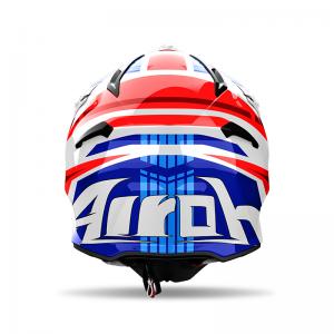 AIROH AVIATOR ACE 2 PROUD BLU ROSSO GLOSS