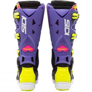 SIDI CROSSFIRE 3 SRS VIOLET BLACK FLUO YELLOW
