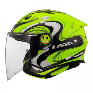 LS2 CASCO BIMBO OF622 FUNNY 2 GLUP GLOSS YELLOW